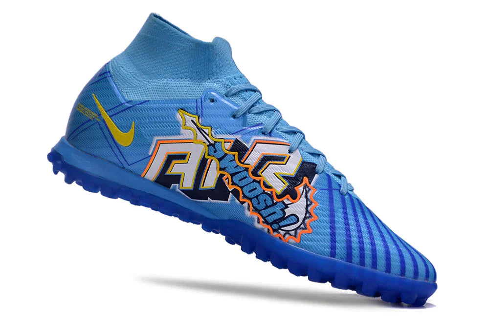 Chuteira Society Nike Mercurial Superfly Air Zoom 9 MBAPPE TF